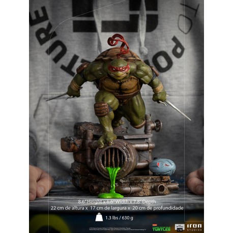 IRON STUDIOS - TMNT - RAPHAEL Comics Version 1/10