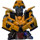 PRIME 1 STUDIO - TRANSFORMERS - EVOLUTION 2 BUMBLEBEE BUST